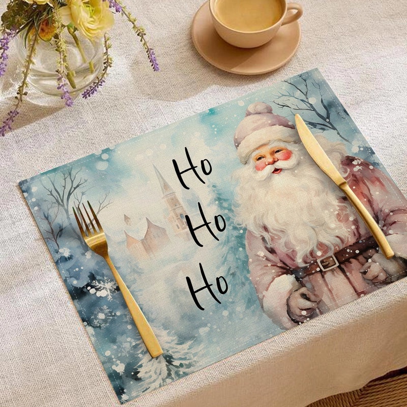 Minimalist Christmas Tree Placemat for Holiday Dining|Home Decor & Tableware