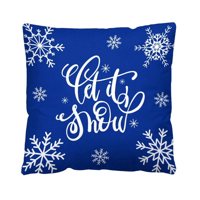 Plush Letter Print Short Pillow Covers for Casual Vacation Decor|Home Decor & Bedding