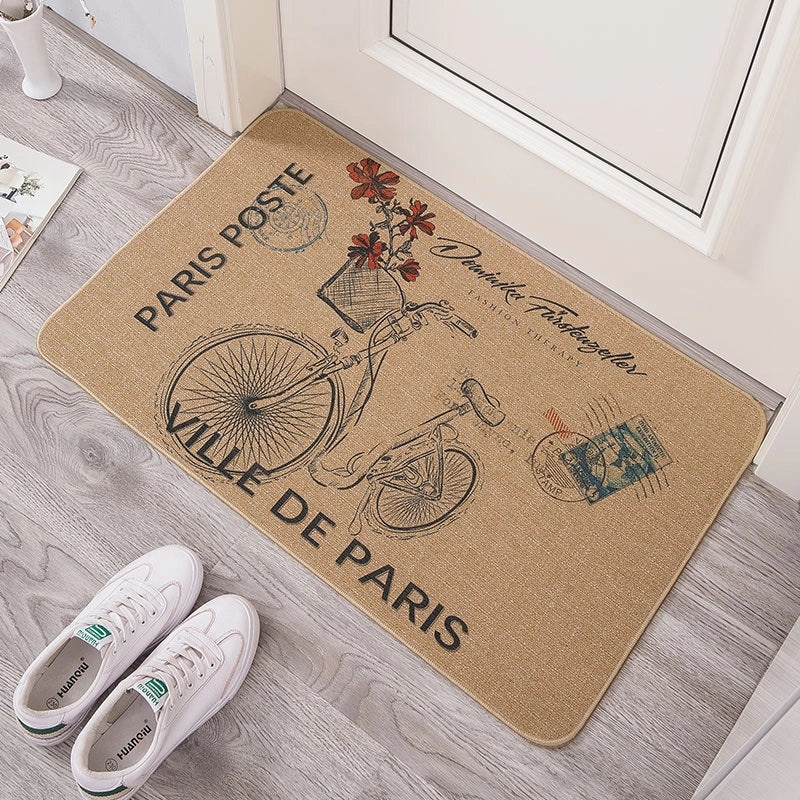 Saber Pattern Non-Slip Rubber Bathroom Mat Absorbent Entrance Floor Mat|Home & Living - Bathroom Accessories