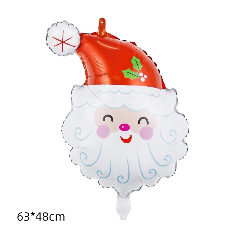 Christmas Santa Claus and Reindeer Candy Foil Party Balloon | Party Supplies