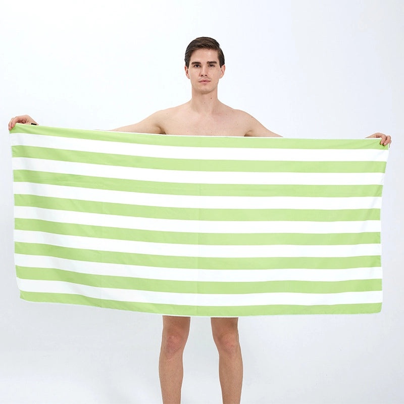 Vacation Stripe Soft Microfiber Beach Towels|Beach Towels & Outdoor Towels
