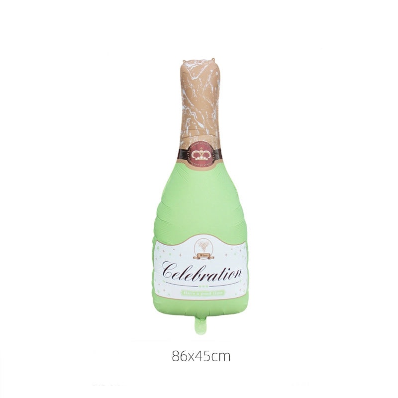 5 Pieces Romantic Beer & Wine Glass Balloons for Birthday Party Festival | Party Decorations Balloons