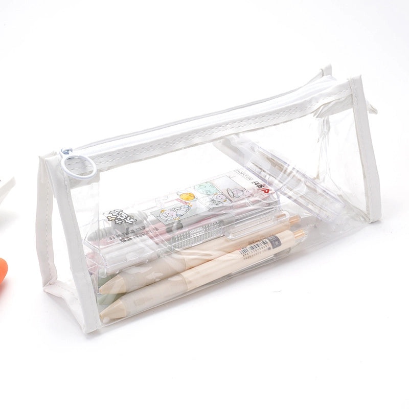 Large Transparent Pencil Case with High Capacity | Stationery Storage & Pencil Bags