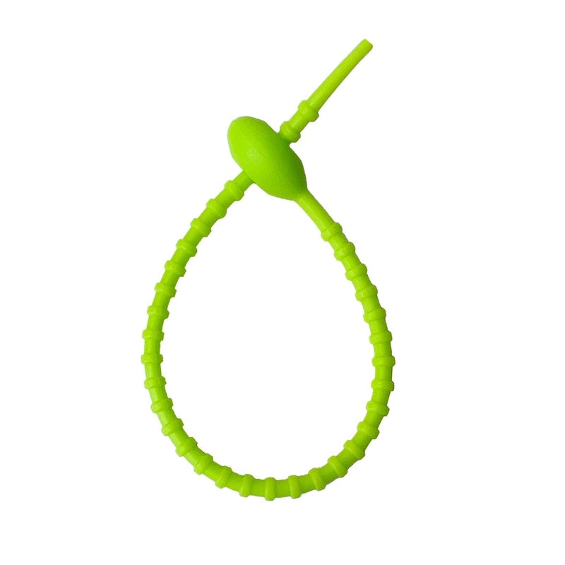 210mm Silicone Tadpole Cable Tie Organizer Keychain Pendant for DIY Jewelry Bags Lanyards|Accessories & Organizers