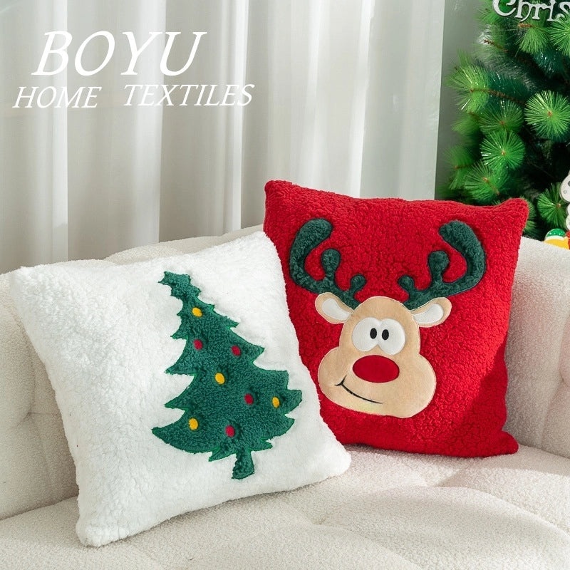Christmas Cute Snowman and Reindeer Plush Sofa Decor|Home Decor Holiday Accessories