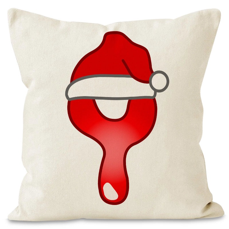 Nordic Christmas Pillow Covers Cute Modern Santa Hat Linen Polyester Sofa Cushion Cases|Home Decor Pillows
