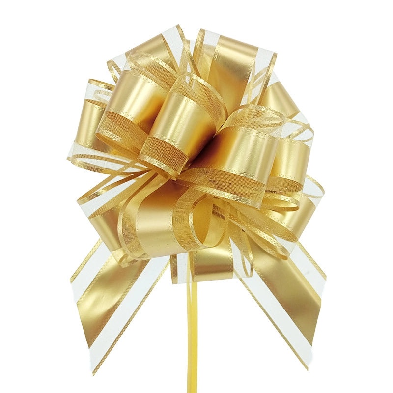Large Matte Metal Color Ball Flower for Christmas Gift Packaging | Christmas Decorations