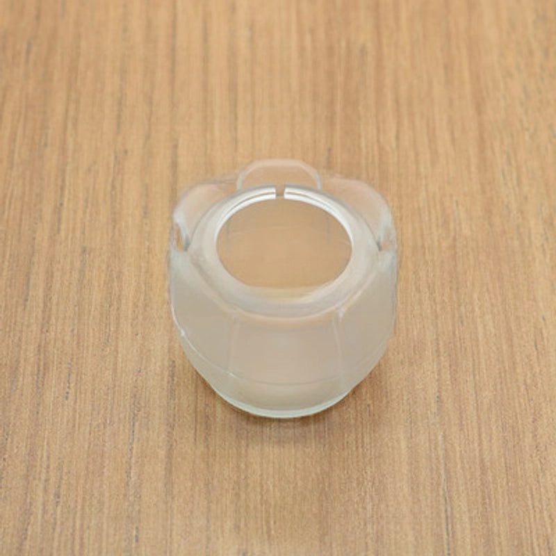 Transparent Non-slip Rubber Chair Leg Caps Thickened Floor Protectors Multi-size Furniture Feet Covers|Home & Living