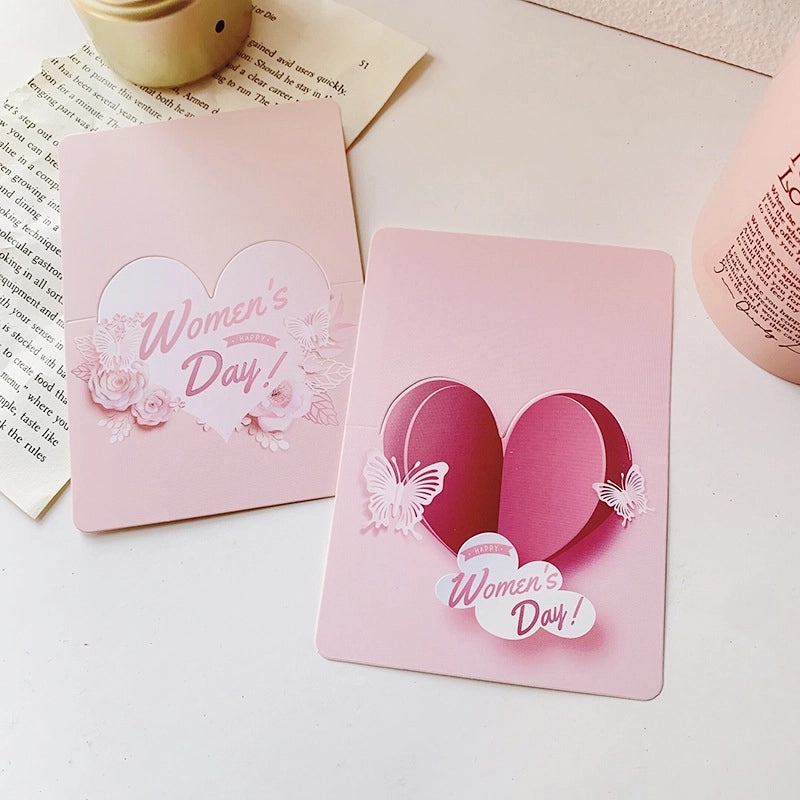 200 Valentine’s Day Heart-Shaped Paper Greeting Cards for Invitations | Party Supplies