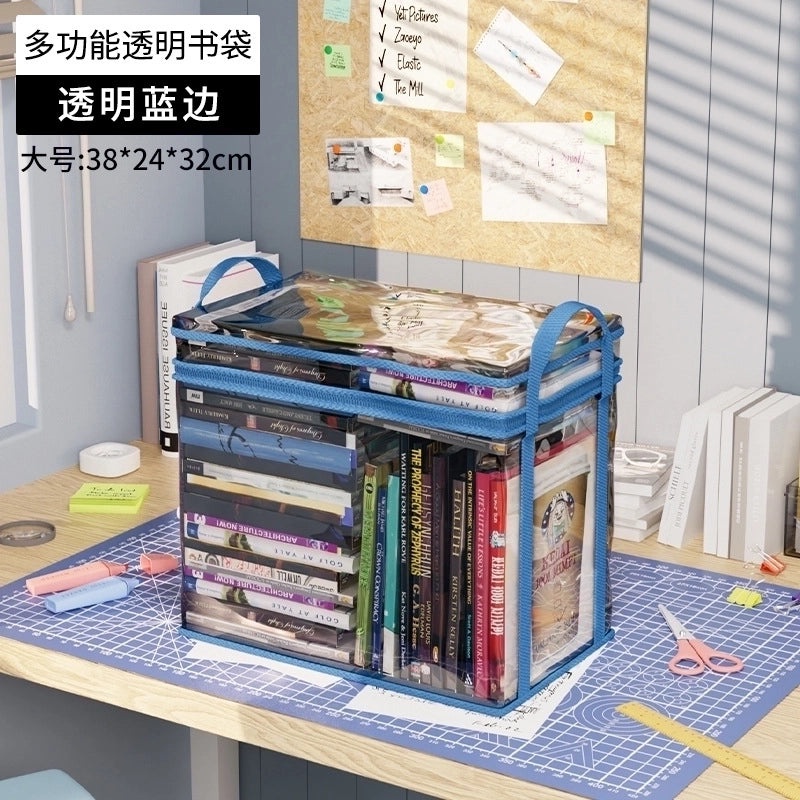 Simple Solid Color PVC Casual Storage Bag|Bags & Storage