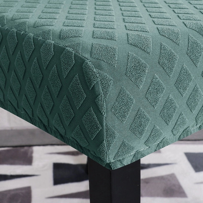 Four Seasons Elastic Jacquard Chair Cover Integrated Design for Dining Hotel Chairs Stools Modern Simple | Chair Covers