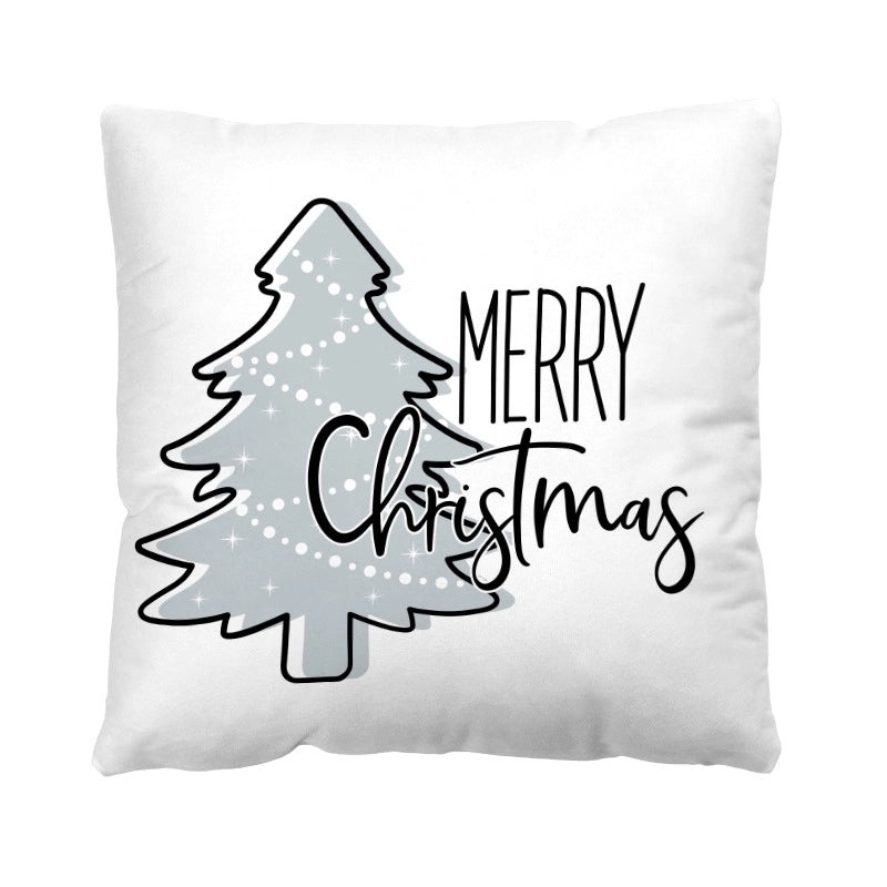 Plush Letter Print Short Pillow Covers for Casual Vacation Decor|Home Decor & Bedding