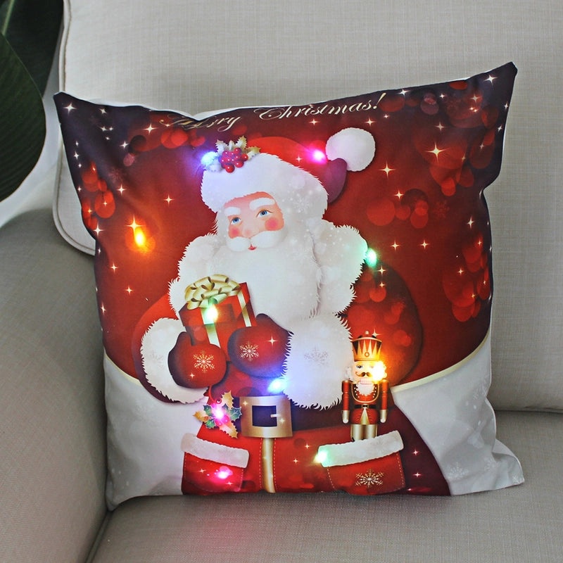 Christmas Santa Plush Pillow Covers|Home Decor Pillows