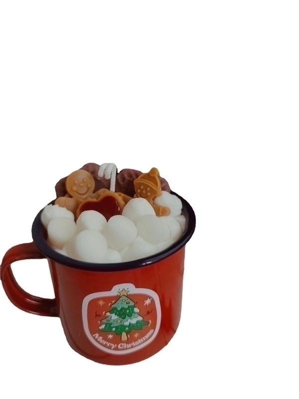 Festive Christmas Tree Scented Soy Wax Letter Candle | Home Fragrance