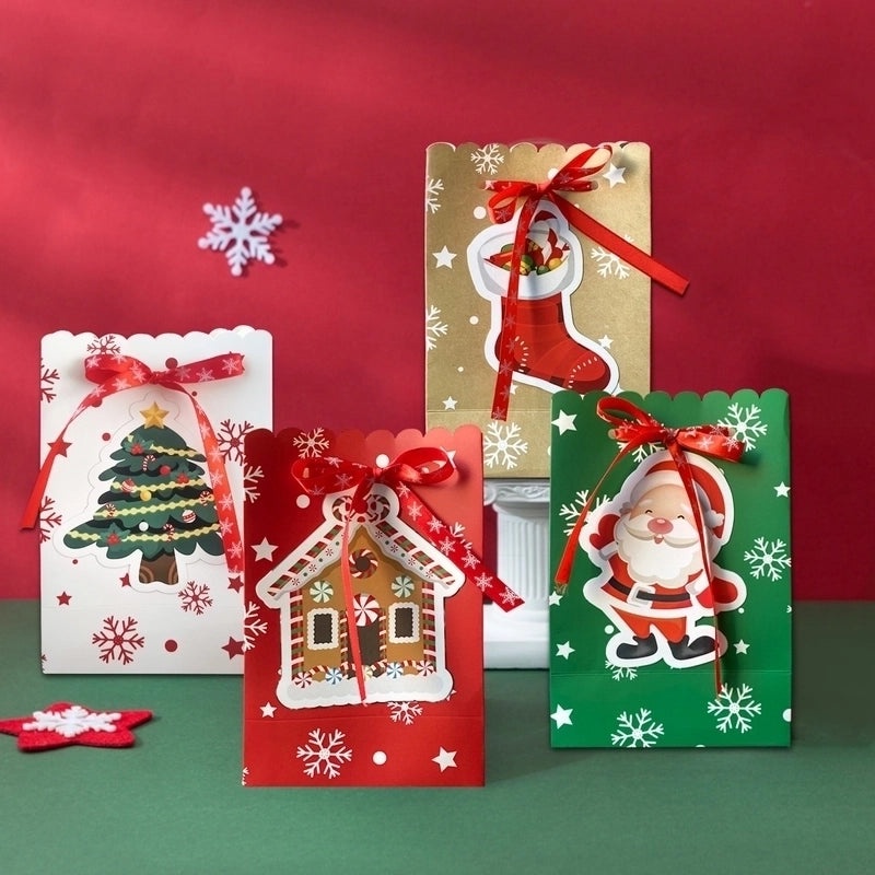 Christmas Casual Christmas Tree Santa Claus Party Gift Wrapping Supplies | Holiday Party Decorations