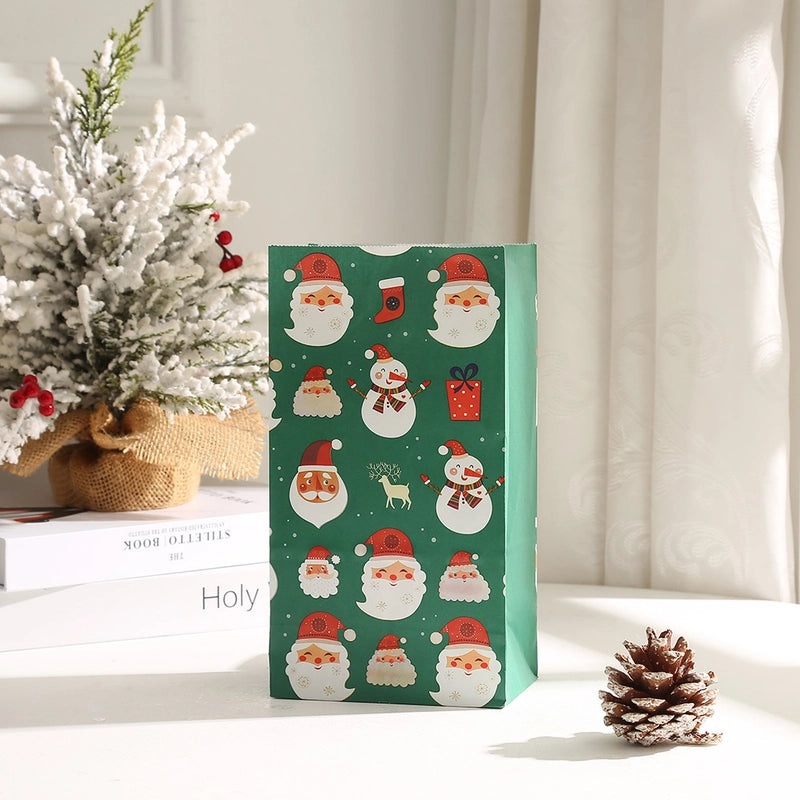 Minimalist Christmas Tree Party Gift Bags for Holiday Presents|Holiday Gift Bags