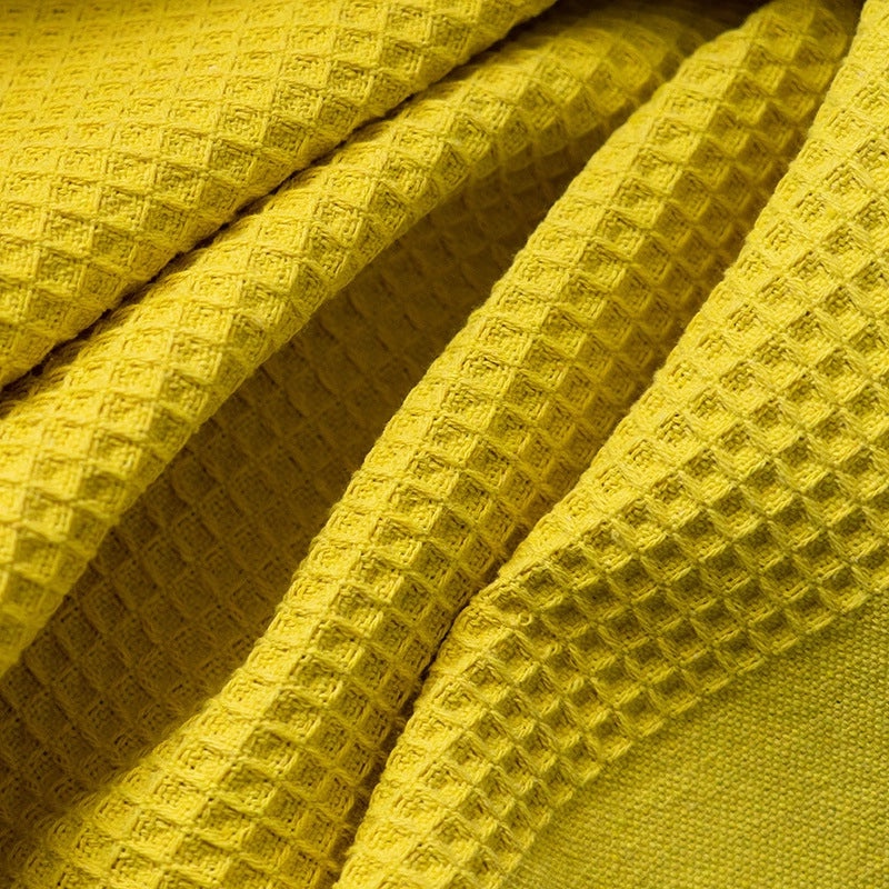 Nordic Minimalist Waffle Sofa Blanket Protective Dust Cover Full Fabric Sofa Towel|Home Textile Accessories