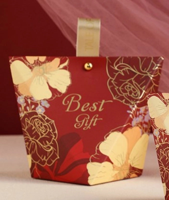 Floral Letter Paper Gift Bags for Wedding Banquets|Wedding Accessories