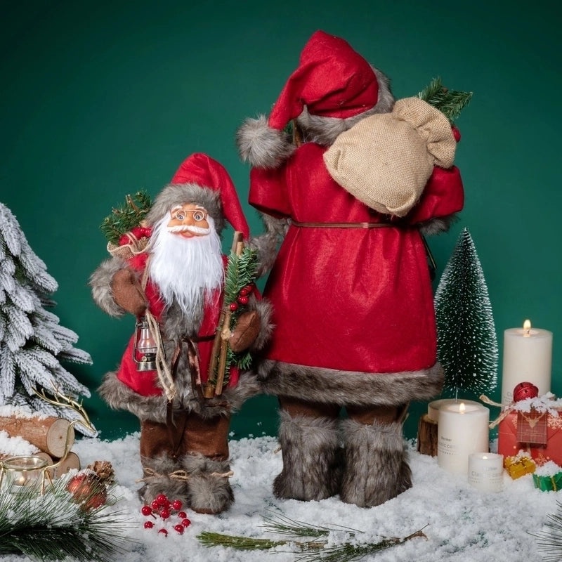 Festive Santa Claus PVC Christmas Party Decorations|Holiday Party Supplies