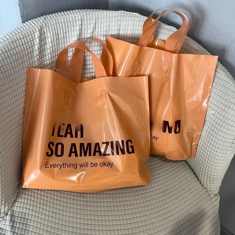 Printed PE Tote Bag for Children's Clothing|Kids Apparel Accessories
