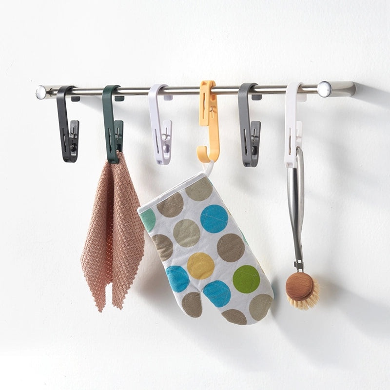 Rotating Hanging Clip Hook for Bathroom and Balcony Drying Clothes | Home & Garden Storage Accessories