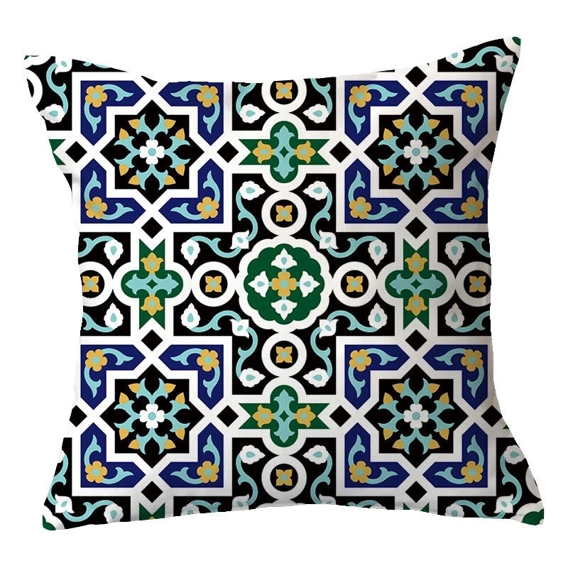 Chinoiserie Style Plush Pillow Covers for Vacation Home Decor | Home Decor & Pillow Covers