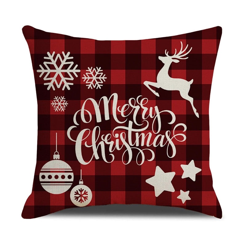 Stylish Elk Print Polyester Pillow Covers | Home Decor Pillows