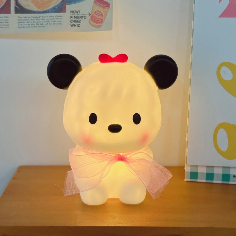 Adorable Bear, Pig, and Duck Vinyl Night Light for Indoor Use | Home Decor Lighting