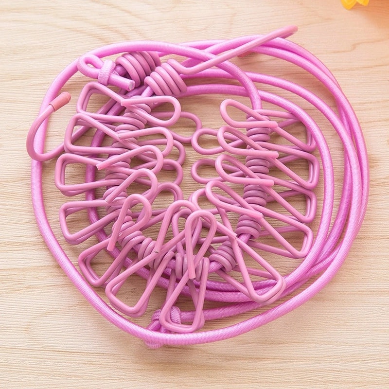 Durable Solid Color Iron Clothesline for Drying Laundry | Home & Garden