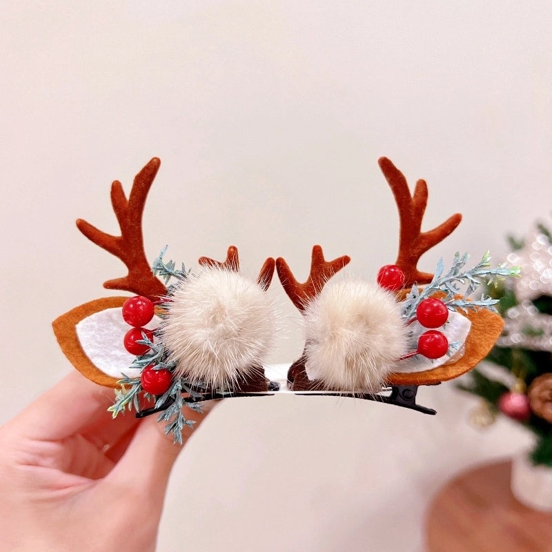 Festive Resin Antler Hairpin for Daily Wear|Hair Accessories