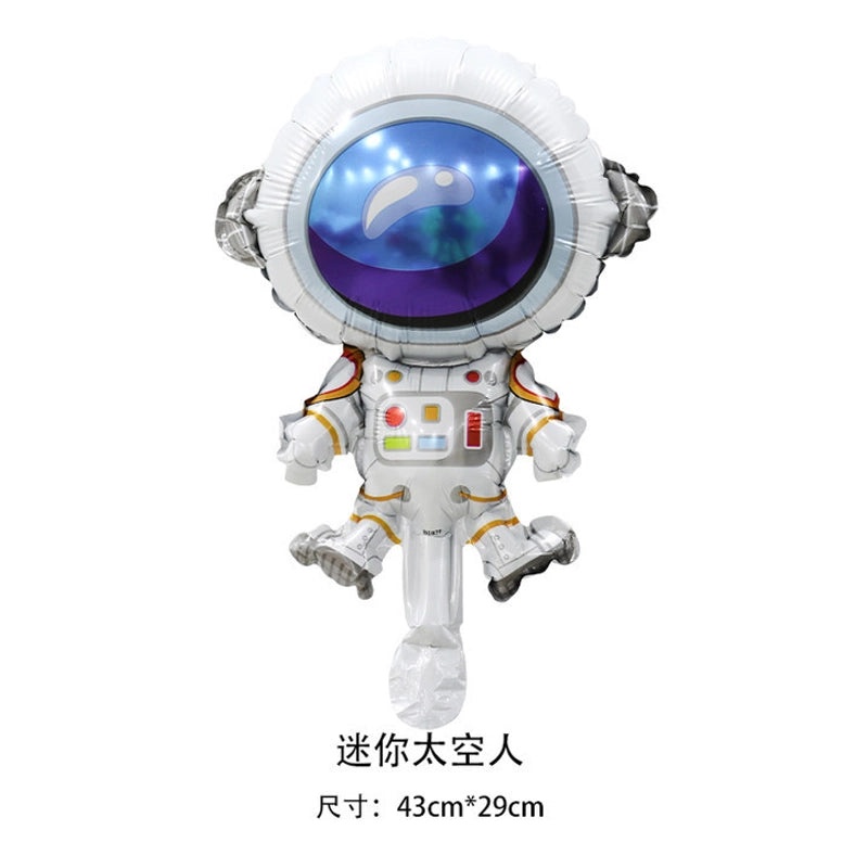 Children's Day Astronaut Rocket Party Balloon Aluminum Foil Birthday Decoration|Party Supplies
