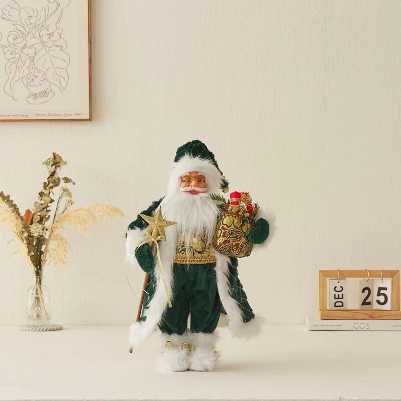 Festive Santa Claus PVC Christmas Party Decorations|Holiday Party Supplies