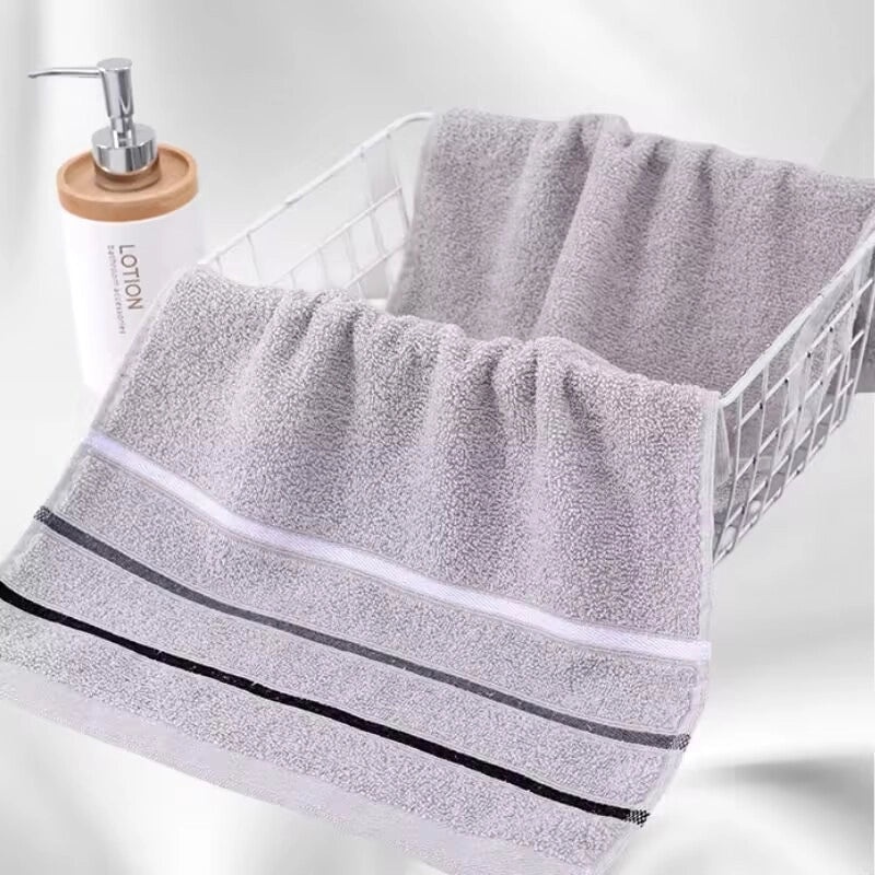 Gaoyang Thick Soft Dark Cotton Towel for Adults, Absorbent Household Stall Use | Home & Living Textiles