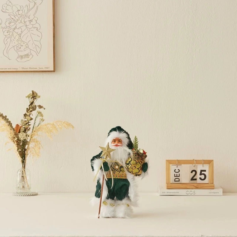 Festive Santa Claus PVC Christmas Party Decorations|Holiday Party Supplies