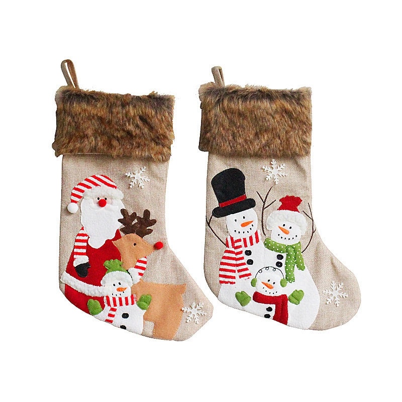 Christmas Knitted Gift Socks Christmas Tree Pendant Holiday Stockings Festive Christmas Decorations | Christmas Decorations & Stockings