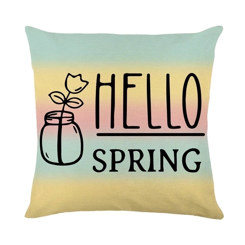 Summer Linen Pillow Covers in Minimalist Color Block Design|Home Decor Pillows