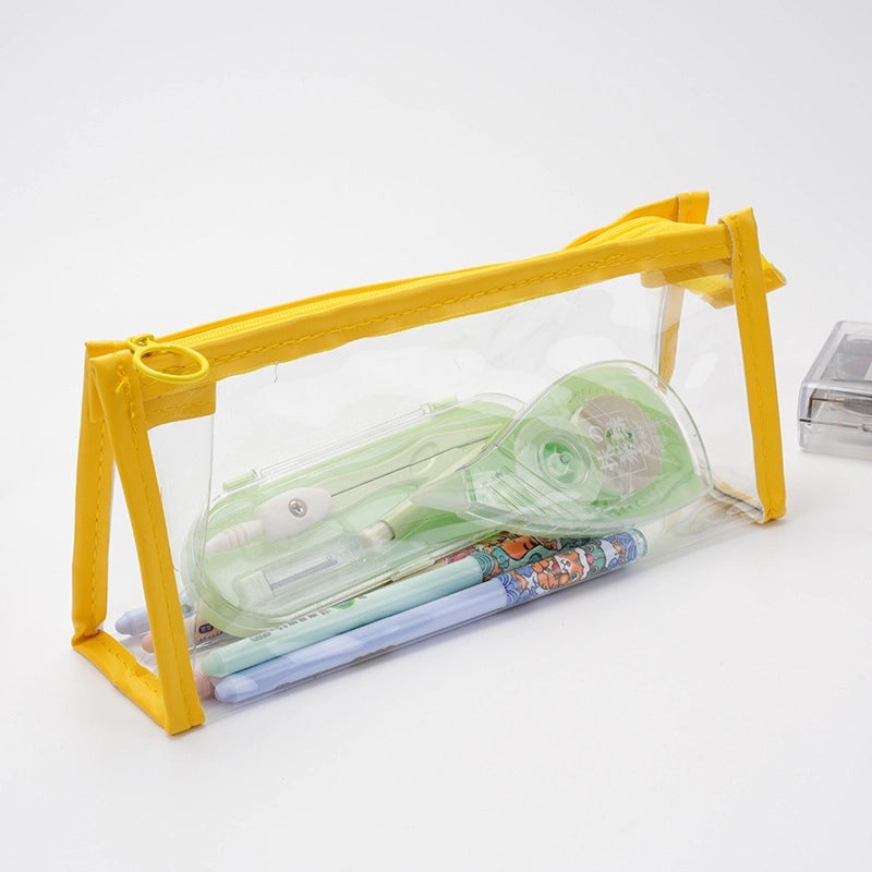 Large Transparent Pencil Case with High Capacity | Stationery Storage & Pencil Bags