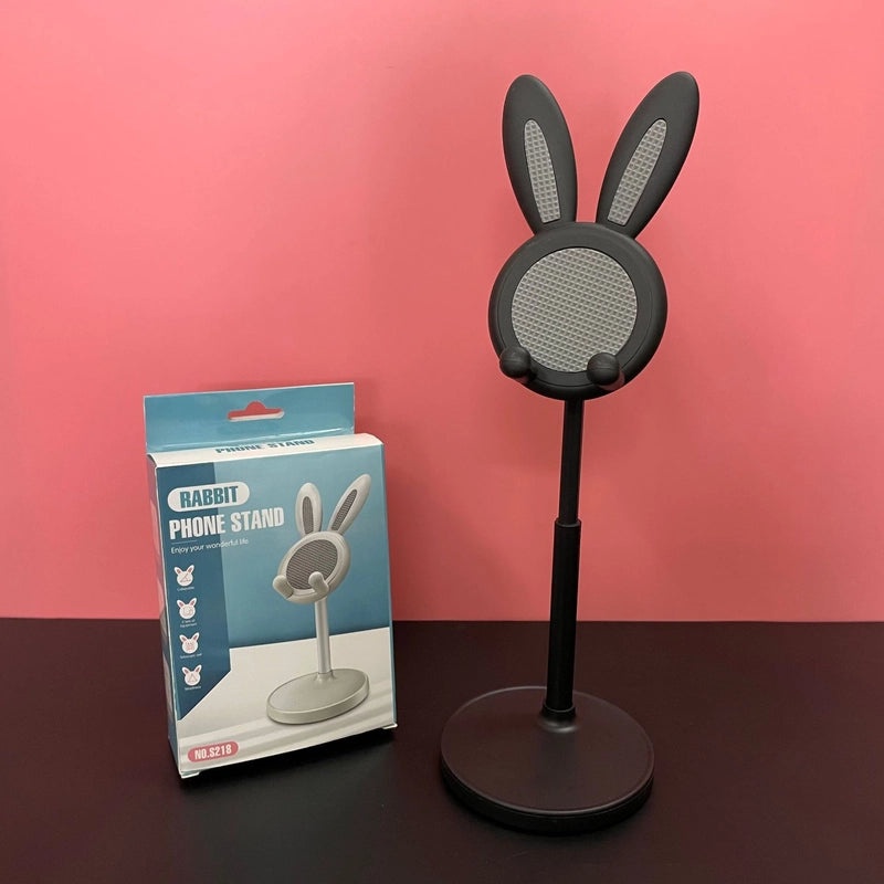Adjustable Bunny Phone Holder Stand | Mobile Desktop Bracket for Students, Selfies, Live Streaming | Home & Office Accessories|Phone Accessories