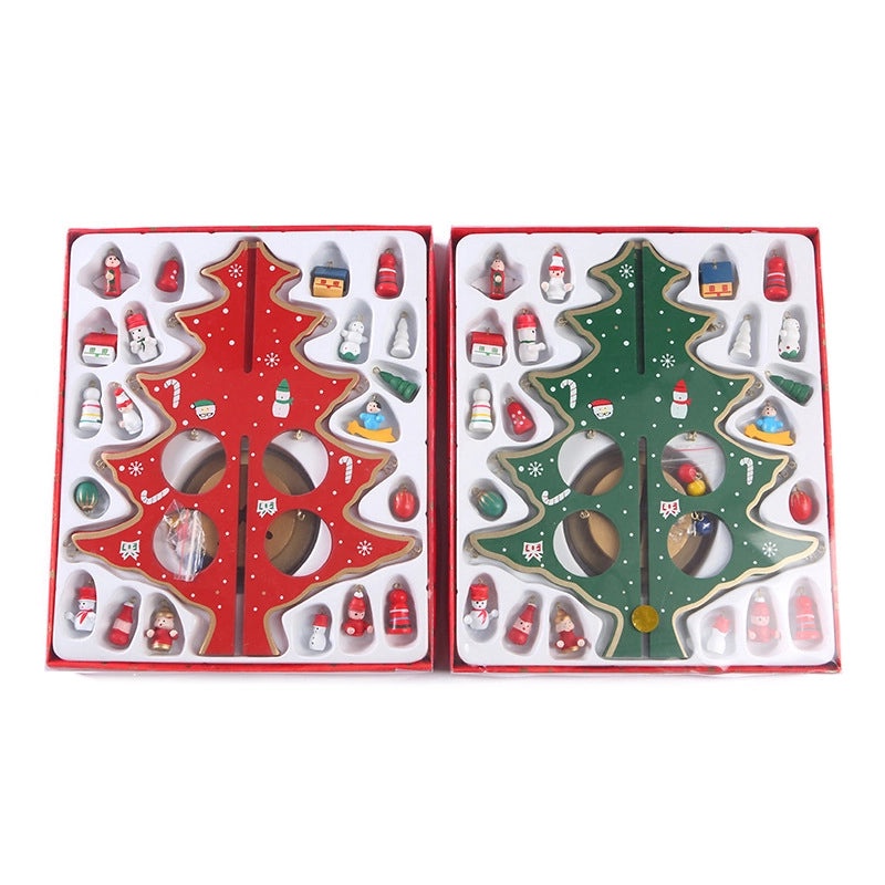 Minimalist Wooden Christmas Tree Decorative Ornament for Holiday Home Decor|Holiday Decorations