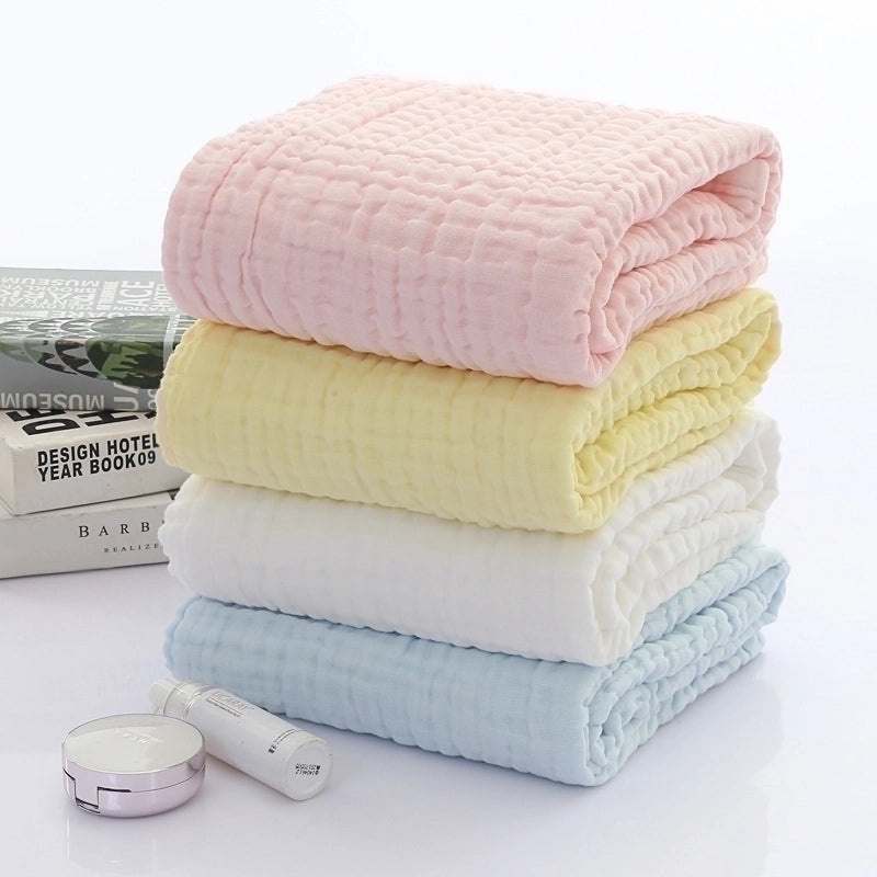 Soft Cotton Solid Color Bath Towels for Casual Vacation Use|Bath Towels & Accessories