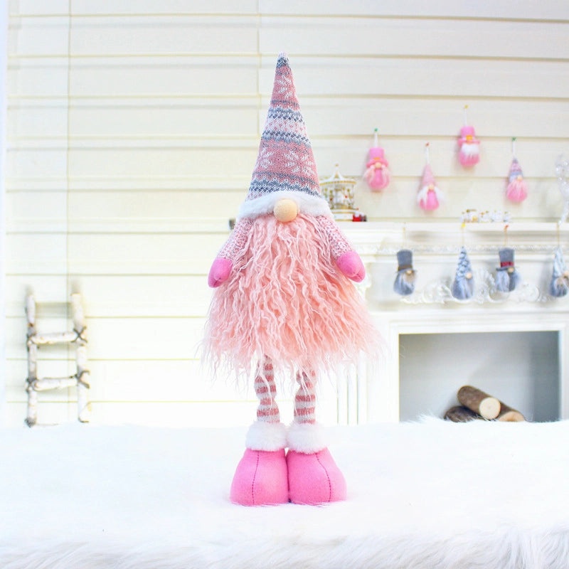 Christmas Telescopic Faceless Gnome Doll Window Decoration Supplies|Christmas Decorations
