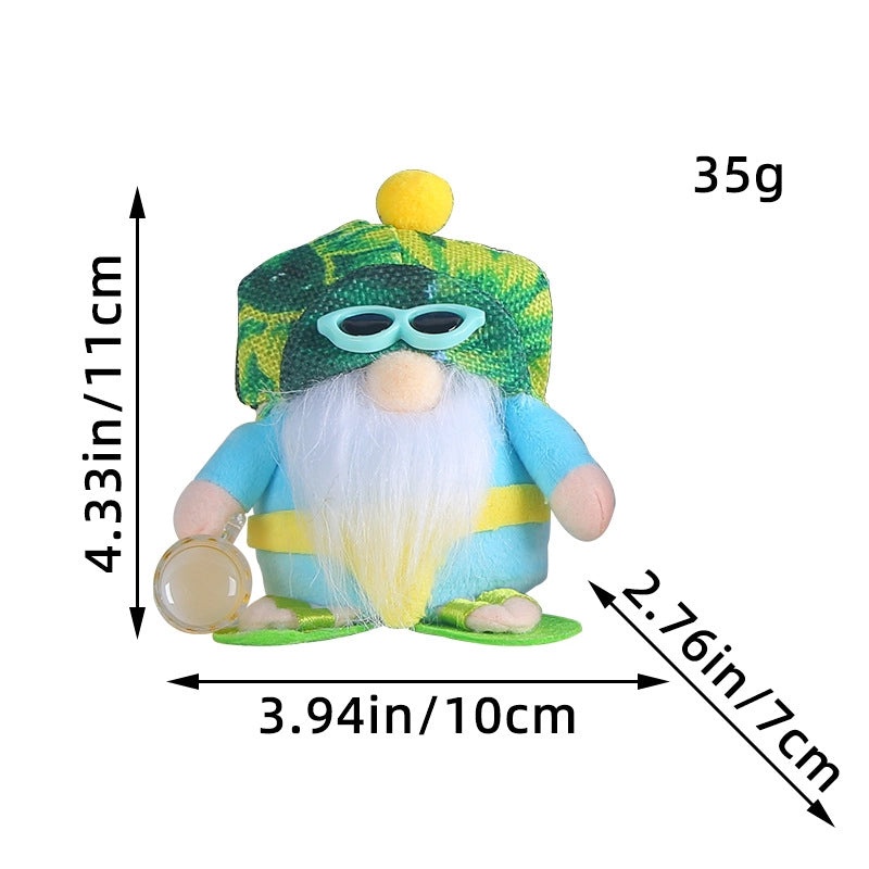 Adorable Faceless Old Man Beach Doll with Bikini | Creative Home Decor / Novelty Gifts