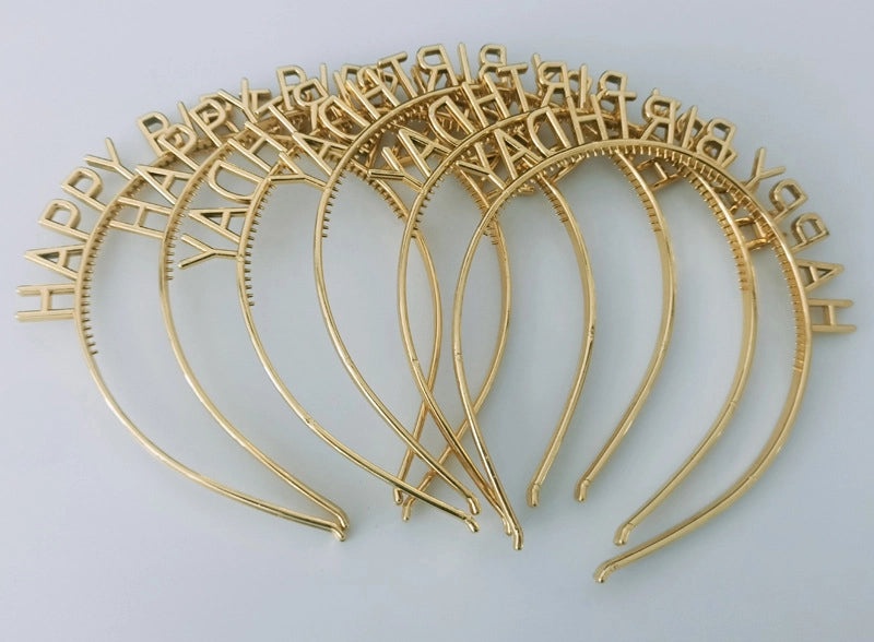 English Letter Hair Band for Wedding Graduation Christmas Valentine's Day New Year Birthday|Hair Accessories