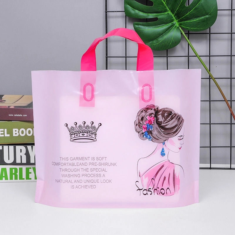 Printed PE Tote Bag for Children's Clothing|Kids Apparel Accessories