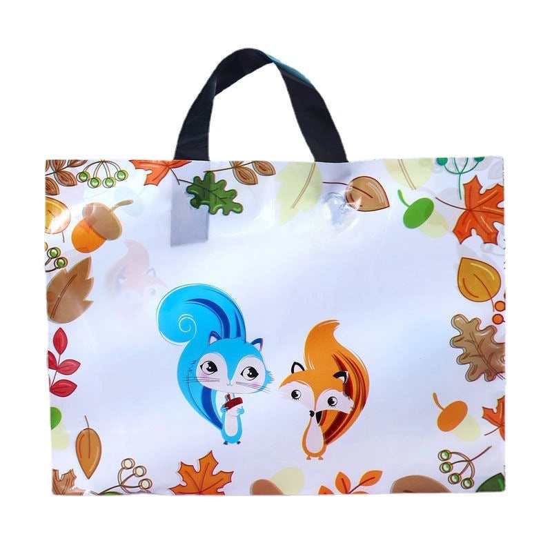 Printed PE Tote Bag for Children's Clothing|Kids Apparel Accessories