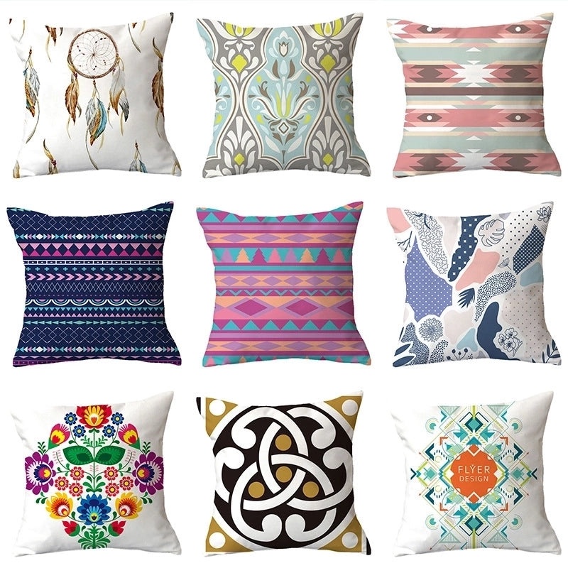 Chinoiserie Style Plush Pillow Covers for Vacation Home Decor | Home Decor & Pillow Covers