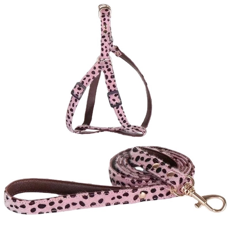 Luxury Mohair Leopard Print Pet Collar British Style | Pet Accessories