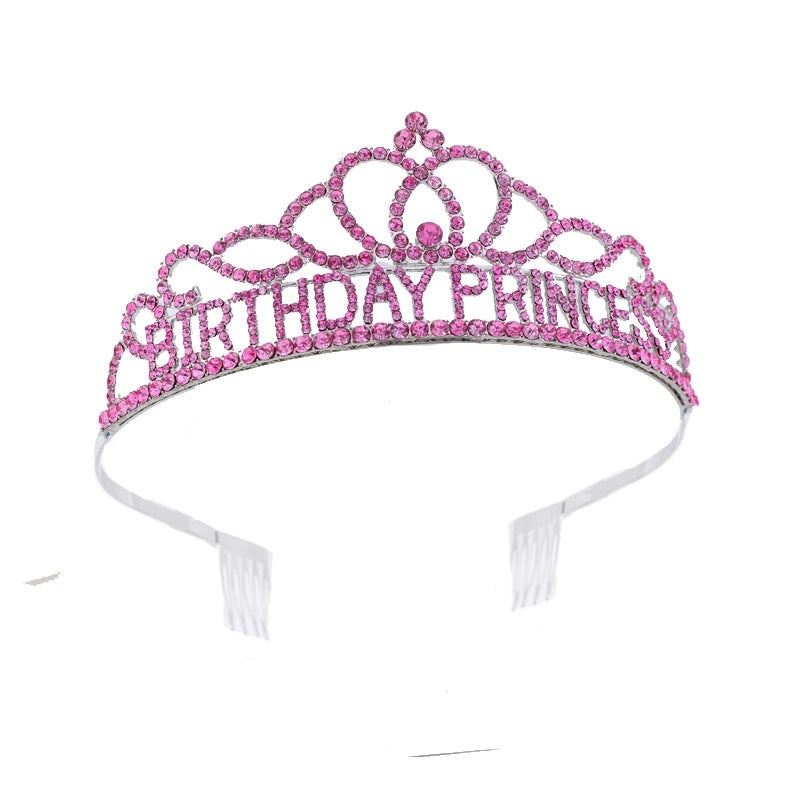 Birthday Princess Crown Jewelry Alloy Birthday Accessories|Jewelry & Accessories