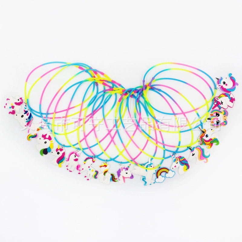 Cute Cartoon Geometric Plastic Epoxy Bracelets for Girls and Kids | Kids Jewelry