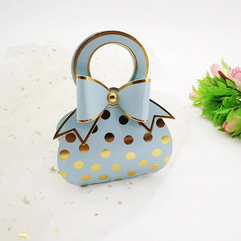 Christmas Polka Dot Bow Knot Gift Bags for Party & Holiday Wrapping Supplies|Gift Wrap & Packaging